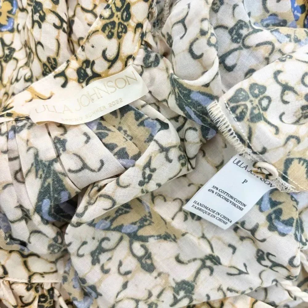 Ulla Johnson Citrus Print Shirt Dress – Swim Cover-Up, Spring/Summer 2022, Sz S